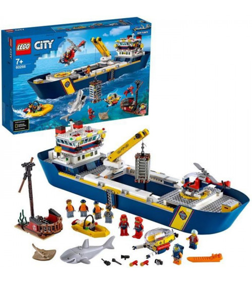 LEGO City 60266 Le bateau...