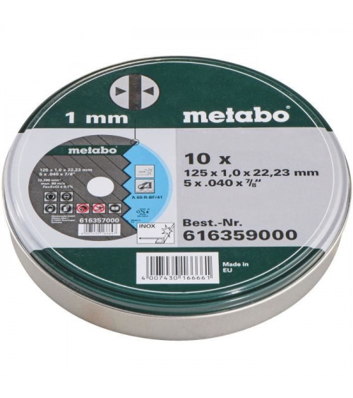 Metabo 10 disques en métal...