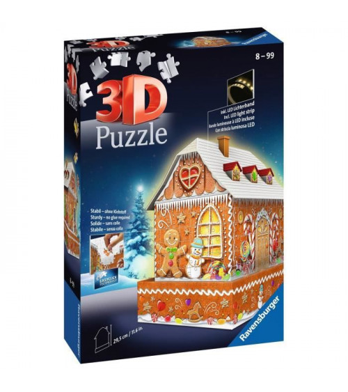 3D Puzzle Lebkuchenhaus bei...
