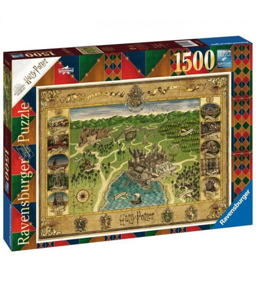 Puzzle Hogwarts Karte