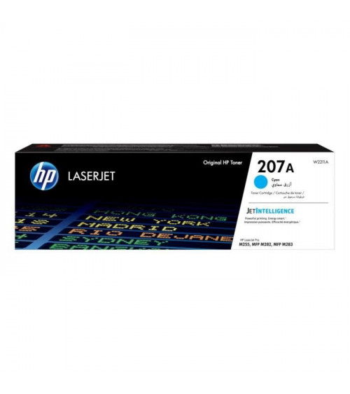 HP W 2211 A cyan N° 207 A