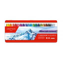 Boîte métal de 30 pastels à...