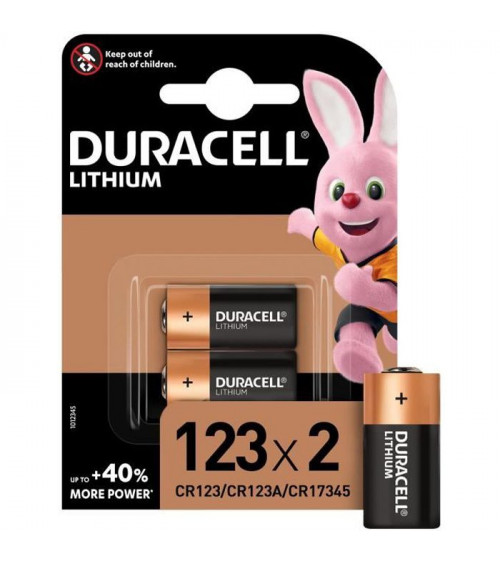 1x2 Duracell Lithium CR123A...